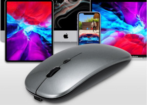 Dual Mode Wireless Mouse 2.4 GHz Bluetooth Compatible Mouse