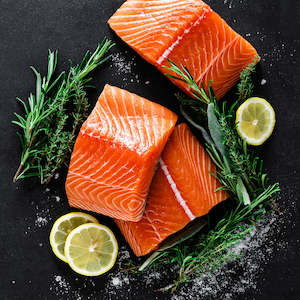 Seafood: Fresh Salmon