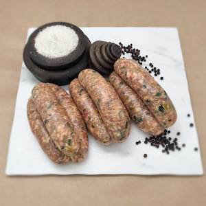 Gluten Free: Pork & Leek Sausage