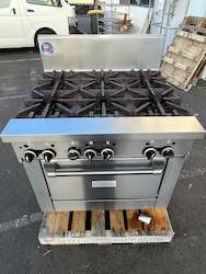 Gas Burners: APS939 GARLAND GF 36-6R BURNER GAS RANGE WITH STANDARD OVEN AND WARRANTY