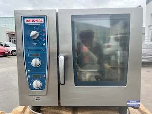 6 grid oven: Rational CMP61 Electric CombiMaster Plus Combination Oven With Warranty