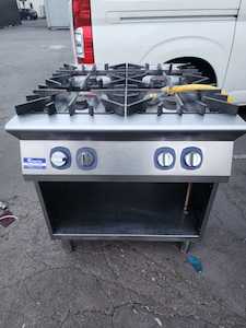 Commercial Gas Burners: Electrolux Modular Cooking Range 4-Burner Gas Boiling Top | E9GCGH4C00 | APS892