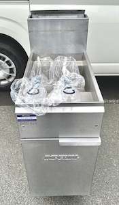 Commercial Deep Fryers: Imperial CIFS-40 Single Pan Gas Fryer With Warranty