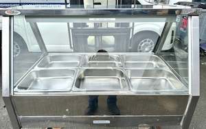 Roband Double Row Straight Glass Hot Foodbars With Warranty