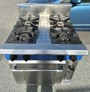 Commercial Gas Burners: Blue Seal range 750mm cooktop with gas convection oven and With Warranty
