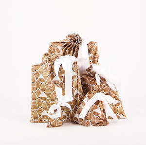 Fabric Gift Bags: Set of 5 bags SECONDS
