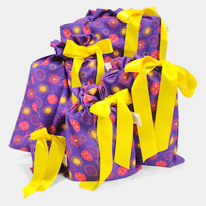 Reusable Gift Bags: Marigold Mandala (Reusable Gift Bag Set)