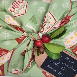 Folk Julandsby - Furoshiki Gift Wrap