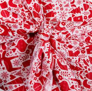 Scandi Rensdyr - 4 Furoshiki Gift Wraps