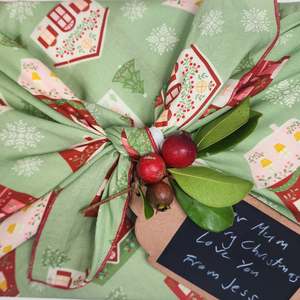Folk Julandsby - 4 Furoshiki Gift Wraps