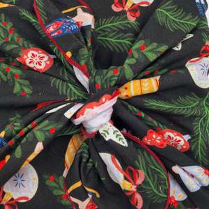 Folk Collection: Folk Julepynt - 4 Furoshiki Gift Wraps
