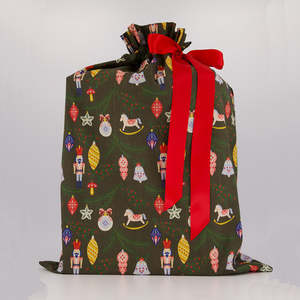Single Reusable Gift Bags: Santa Sack