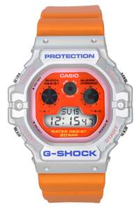 Casio: Casio G-Shock Euphoria Series Digital Orange Resin Strap Quartz DW-5900EU-8A4 200M Men's Watch