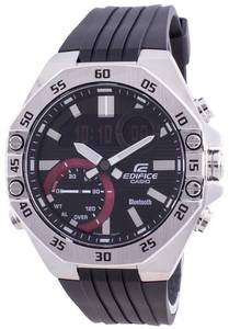 Cw Casio: Casio Edifice World Time Mobile Link ECB-10P-1A ECB10P-1 100M Men's Watch