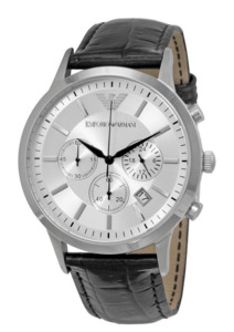 New Arrivals: Emporio Armani Classic Chronograph Silver Dial AR2432 Men's Watch