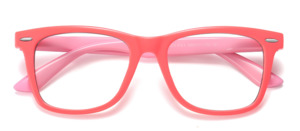 Sunglasses: Blue Light Blocking Glasses Pink ZC823