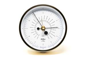 Christmas Gift Ideas: Designer Polar Polished Brass World Time Clock