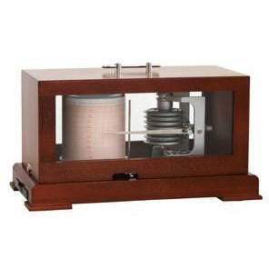 Christmas Gift Ideas: Barograph  Precision - Mahogany Case- German Made