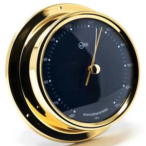 Products: Barigo Regatta 184MSBL – Polished Brass Aneroid Barometer