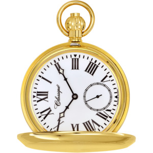 Kennedy Gold-Plated Mechanica Pocket Watch