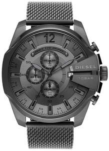 Diesel Mega Chief Chronograph Quartz Grey Dial Men's Watch DZ4527
