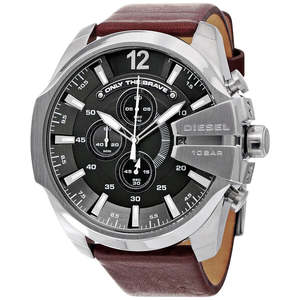Diesel Mega Chief Chronograph Grey Dial Men's Watch DZ4290