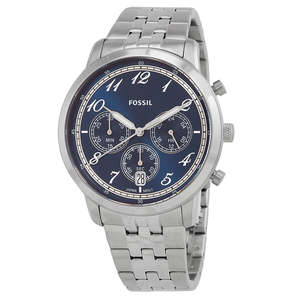 Mens Watches: Fossil Neutra Chronograph Quartz Blue Dial Men's Watch FS6025