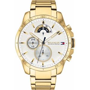 Tommy Hilfiger Gold Steel Men's Multi-function Watch 1791538