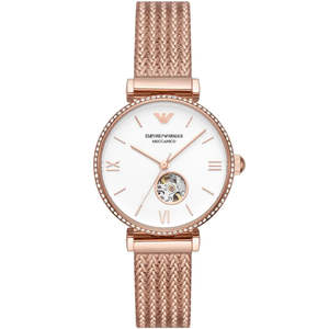 Emporio Armani: Emporio Armani Rose Gold Ladies Watch - AR60063