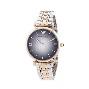 Emporio Armani: Emporio Armani Quartz Grey Dial Two-tone Ladies Watch AR1725