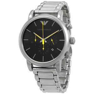 Emporio Armani: Emporio Armani Luigi Chronograph Quartz Black Dial Men's Watch AR11324