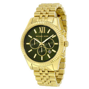 Michael Kors Lexington Chronograph Green Dial Men's Watch MK8446