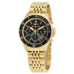 Michael Kors Mens Watches: Michael Kors Bayville Chronograph Quartz Black Dial Men's Watch MK8726