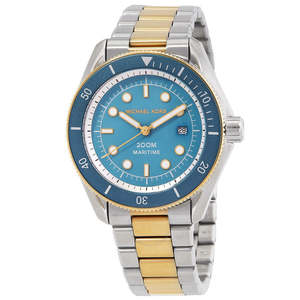 Michael Kors Mens Watches: Michael Kors Maritime Quartz Blue Dial Men's Watch MK9169