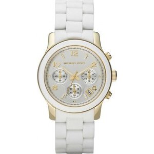 Michael Kors Runway Chronograph White Watch MK5145