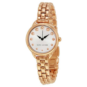 Marc Jacobs Betty White Dial Gold Watch MJ3496