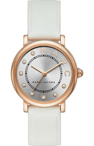 Marc Jacobs Vic Silver Dial Rose Gold Watch MJ1634