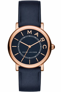 Marc Jacobs Watches: Marc Jacobs Classic Mini Navy Dial Rose Gold Watch MJ1539