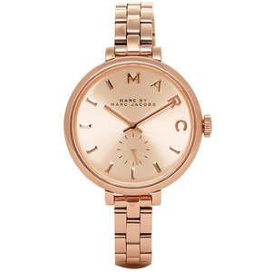 Marc By Marc Jacobs: Marc By Marc Jacobs Sally Rose Gold Dial Rose Gold Watch MBM3364
