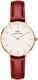Daniel Wellington Petite St. Mawes 32mm White Dial Bondi Genuine Leather Women&a&hellip;