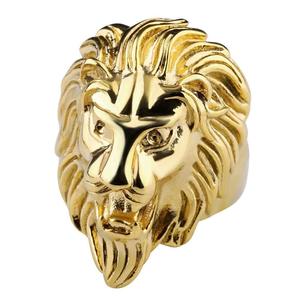 Jewellery: Big Daddy Lion Heart Gold Ring