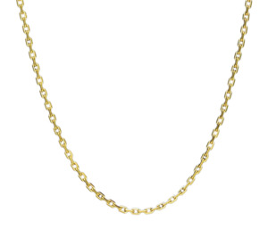 Jewellery: Big Daddy 3mm Stainless Steel Mariner Cable Gold Chain