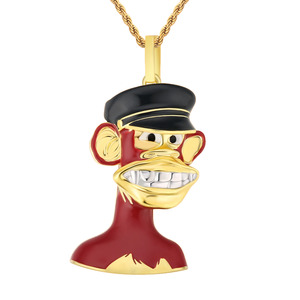 Jewellery: Big Daddy Bored Ape NFT Pendant #6 - Limited edition