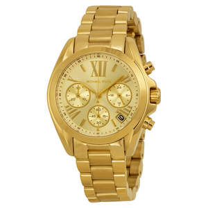Michael Kors Bradshaw Chronograph Champagne Dial Ladies Watch MK5798