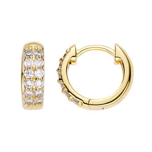 Big Daddy Diamond Loop Iced Out Earring