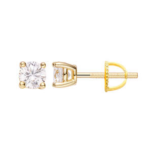 Big Daddy Earrings: Big Daddy Soliter Iced Out Diamond Earring