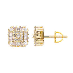 Big Daddy Iced Out Diamond Stud Earring 2.0