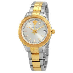 Versace: Versace Hellenyium Quartz Silver Dial Ladies Watch V12030015