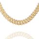 Big Daddy 12MM Gold & Baguette Diamond Prong Cuban Iced Out Chain