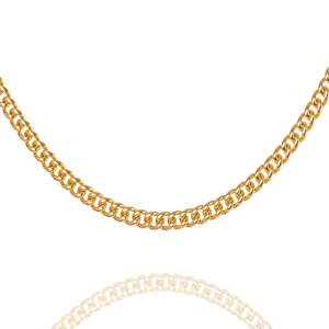 Big Daddy Curb: Big Daddy 5MM Cuban Curb 18K Gold Chain